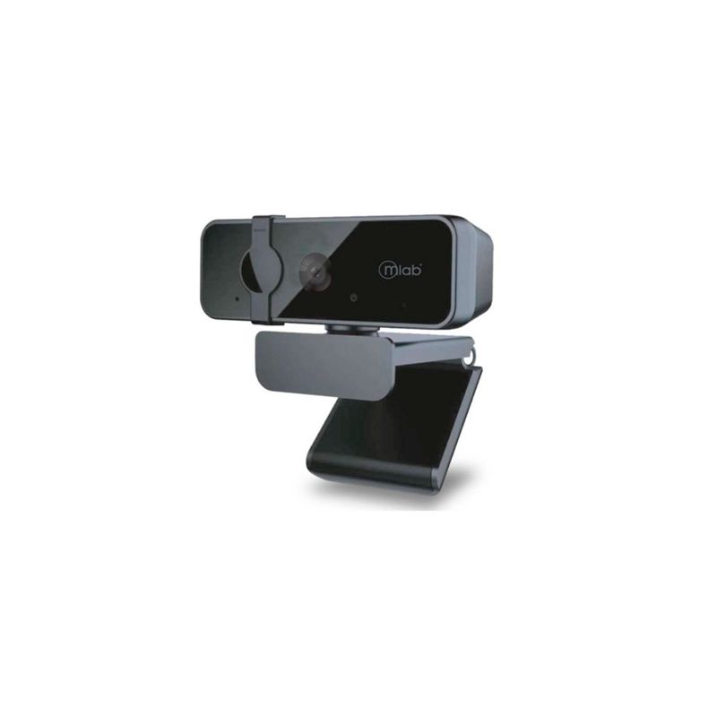 MLAB - Cámara Web Para Pc 4k Con Trípode - Web Cam Mlab Color Negro MLAB