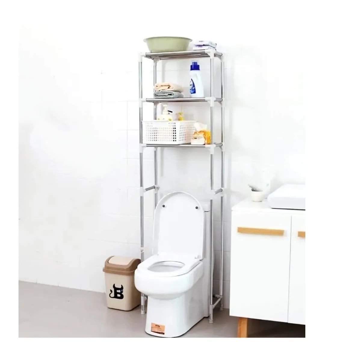 GENERICO - Rack Organizador De Baño Estante Baño Mueble Lavandería