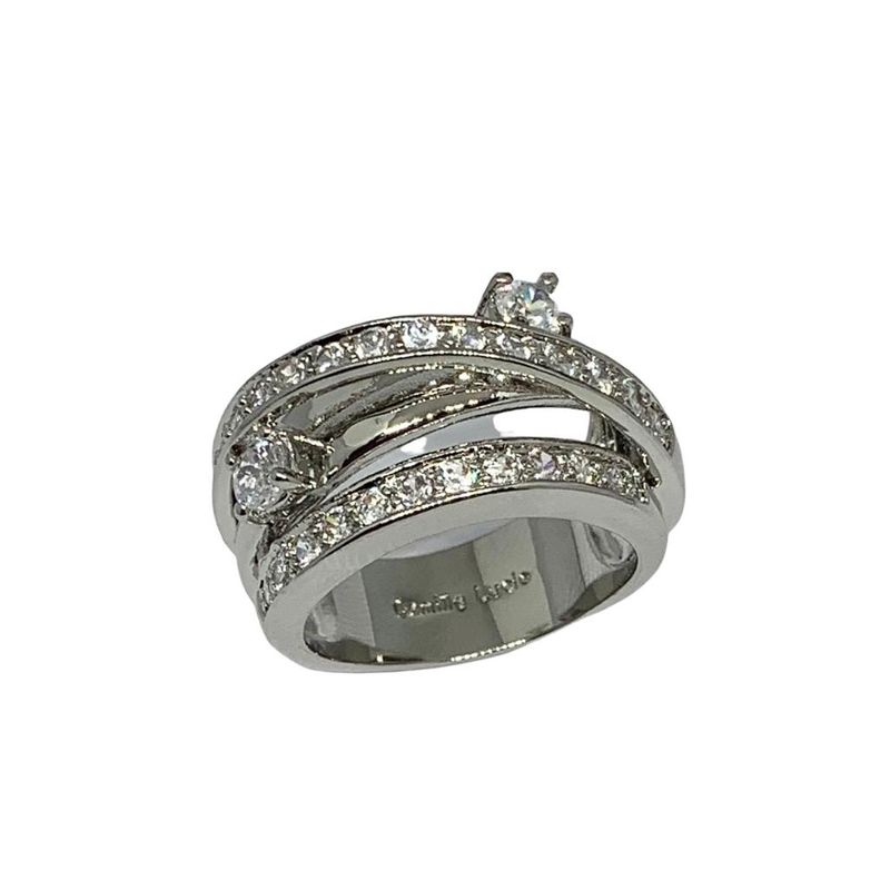 CAMILLE LUCIE - Anillo Enchapado en Rodio