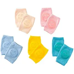 GENERICO - Rodilleras De Gateo Para Bebés Carita Feliz