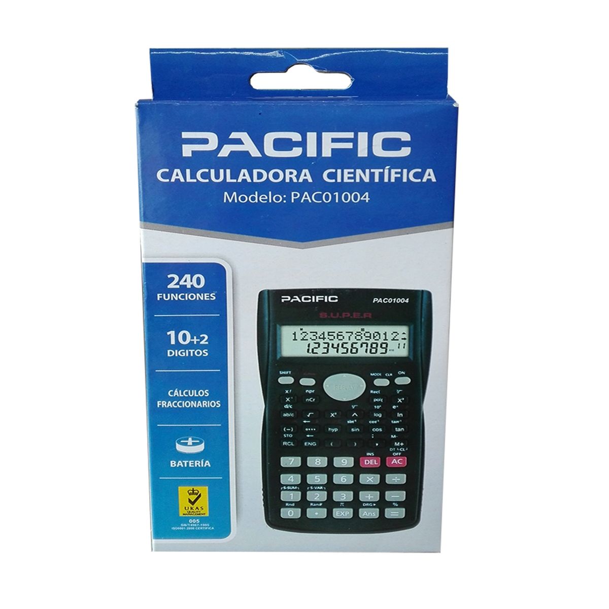PACIFIC - Calculadora Científica 240 Funciones Pacific
