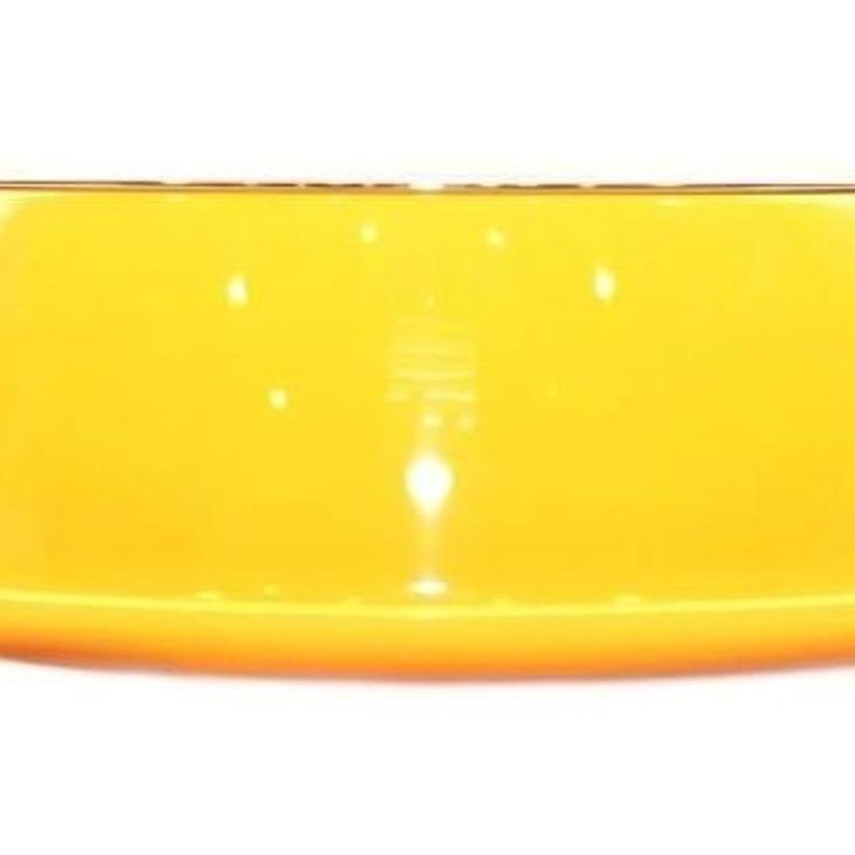 MASCAN - Plato Melamina Anti-Hormigas Amarillo Para Perro S Mascan