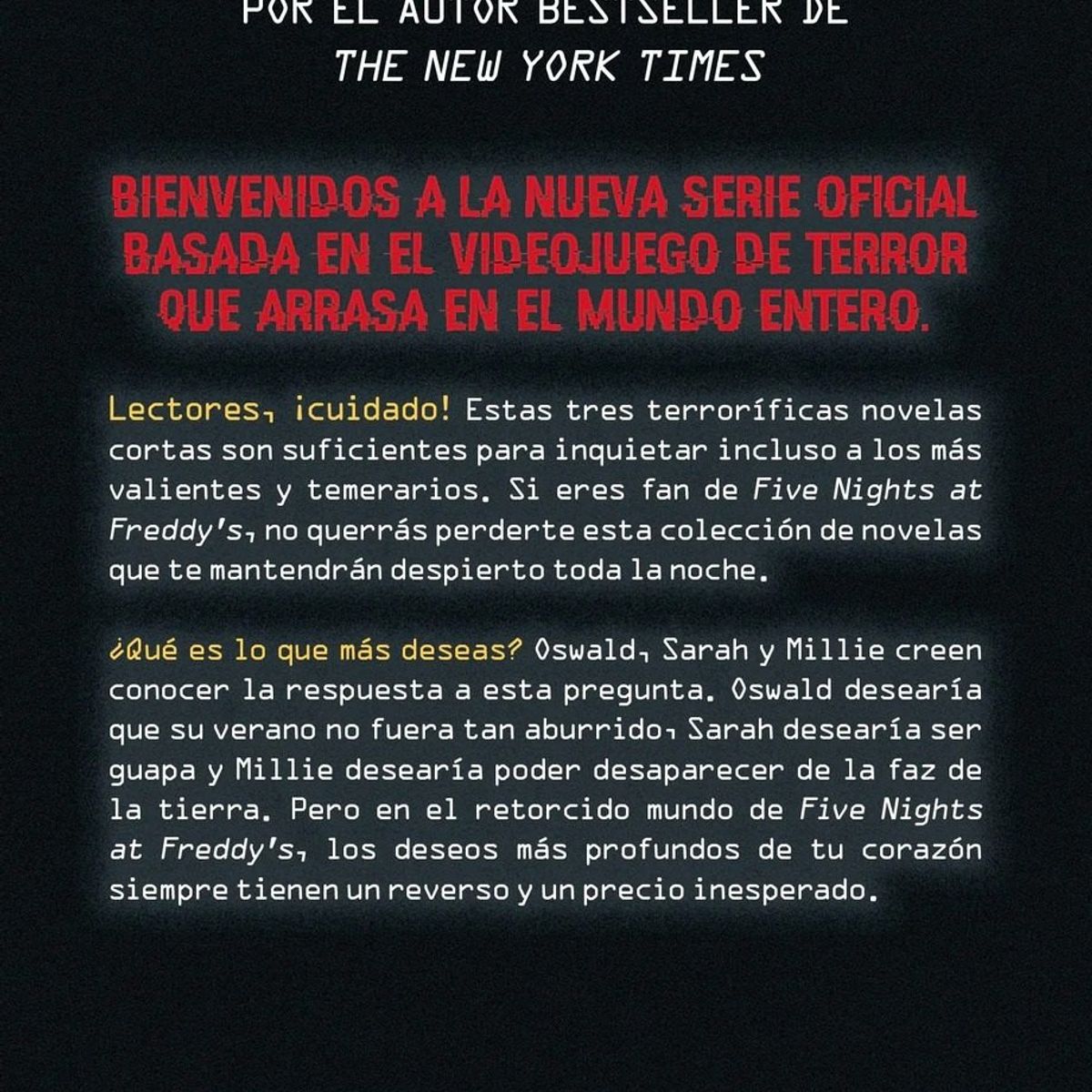 TOP10BOOKS - LIBRO Five Nights At Freddys - Escalofrios De Fazbear