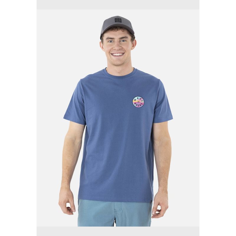 MAUI AND SONS - Polera SUNSET JUNGLE Hombre Azul Maui and Sons MAUI AND SONS