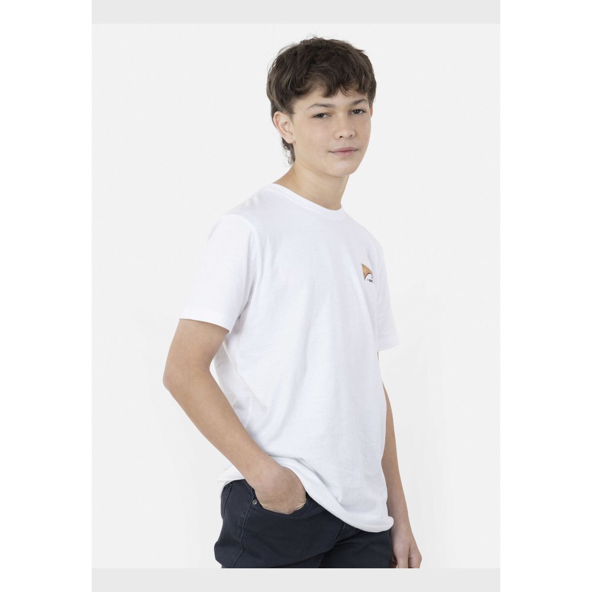 MAUI AND SONS - Polera OLD SHARK Juvenil Blanco Maui and Sons