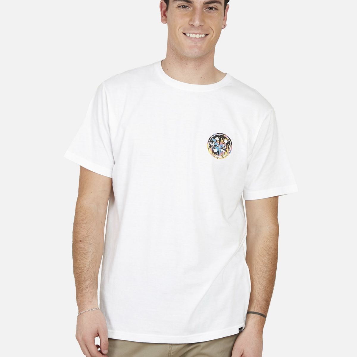 MAUI AND SONS - Polera PALM GROVE Hombre Blanco Maui and Sons