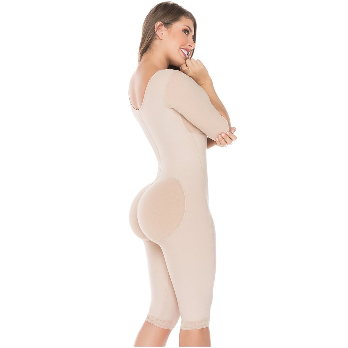 FAJAS SALOME - Faja Colombiana Lipoescultura con mangas y brassiere 524 Fajas Salome
