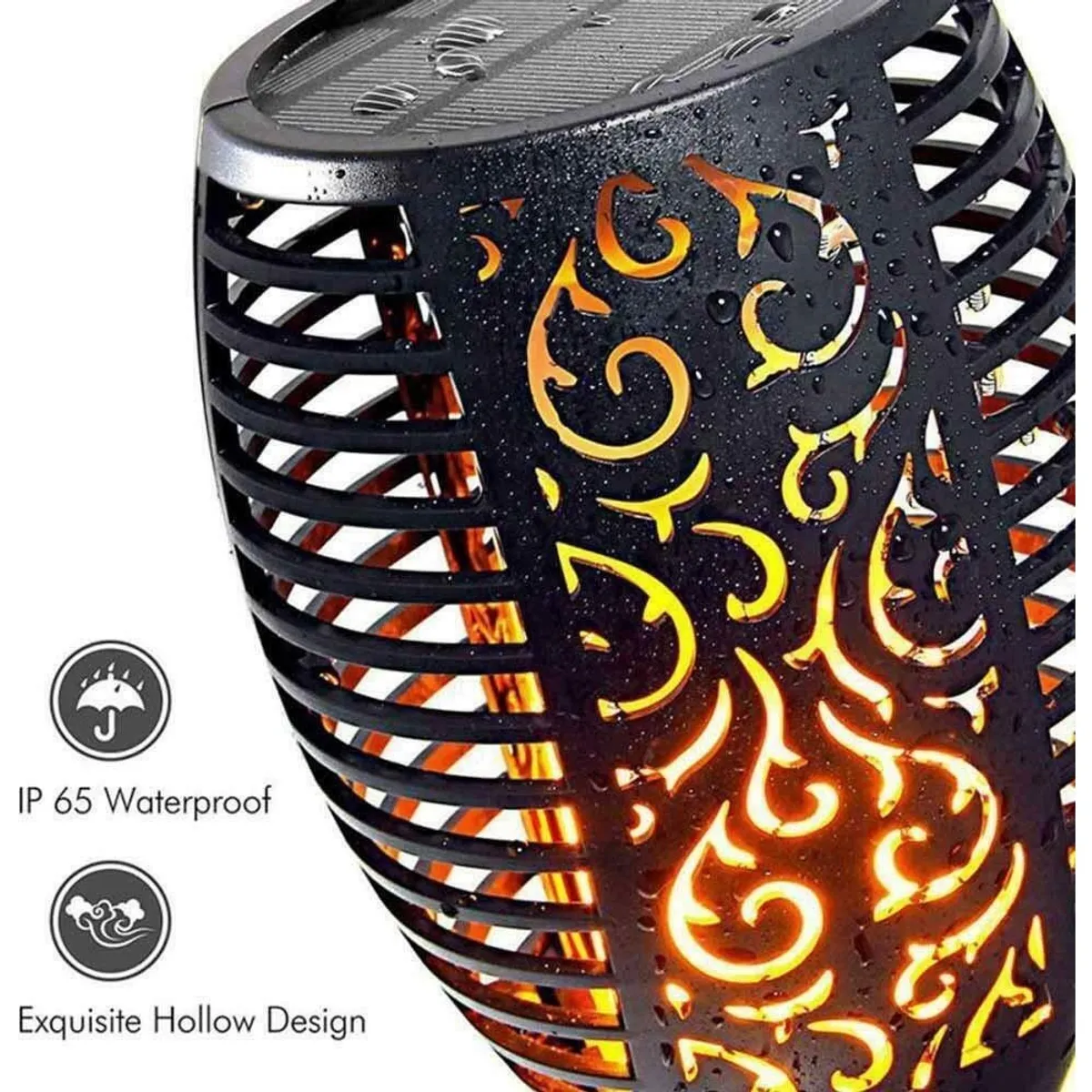 GENERICO - Pack X4 Antorchas Estacas Solares Led Jardin 58cm solar decoracion hogar