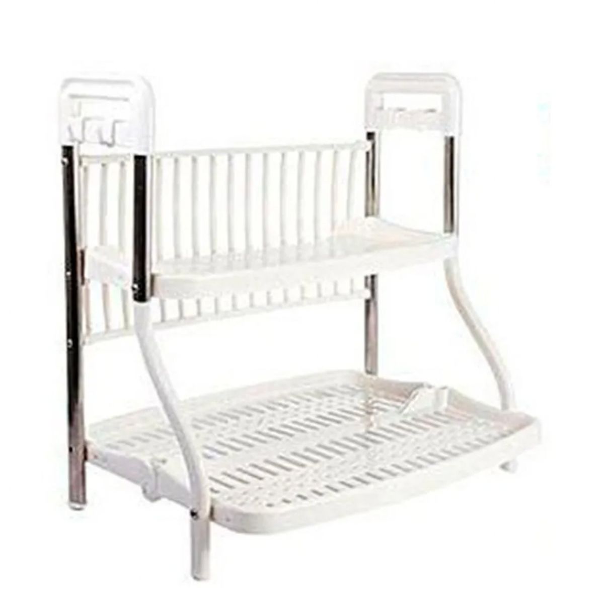 GENERICO - Escurridor Secador De Loza De Platos 2 Niveles Rack