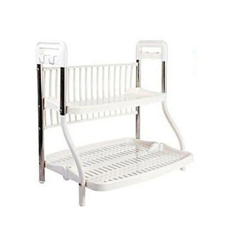 GENERICO - Escurridor Secador De Loza De Platos 2 Niveles Rack