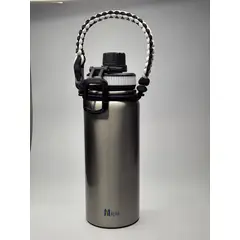 GENERICO - Botella de agua Insulada con mango de cuerda Paracord