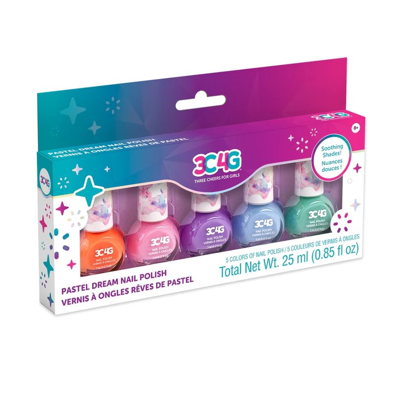 MAKE IT REAL - Set 5 Esmaltes De Uñas pastel Make It Real Niñas
