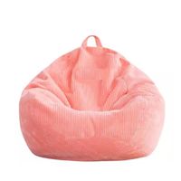 Puff Pera De Cotelé 100 X 120 Cm Rosado