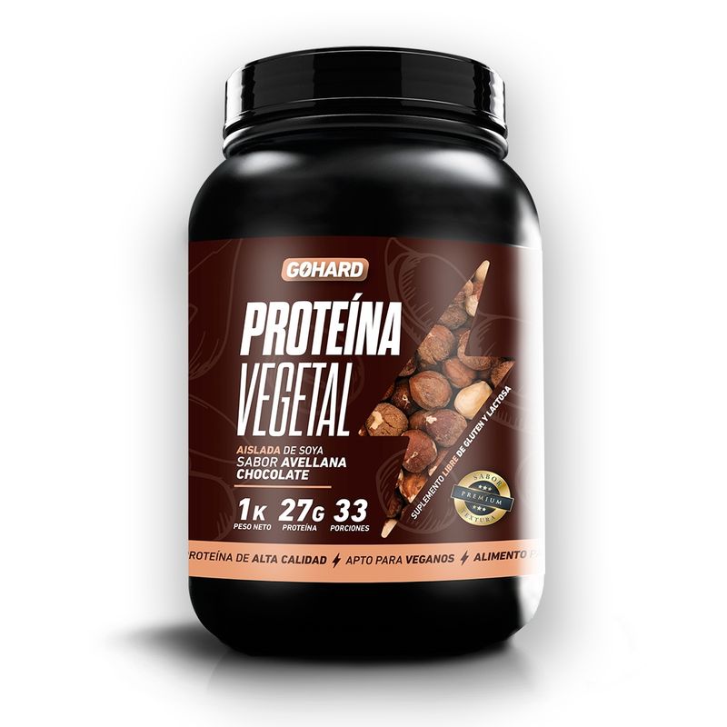 GOHARD - Proteína Vegetal Gohard 1 Kg Sabor Avellana