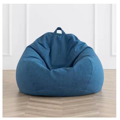 Imagen 2 del producto Puff Pera Símil Lino. 100 X 120 Cm. Azul