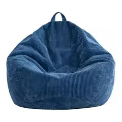 AUCKLAND OUTDOOR - Puff Sillon Pera Cotele Gamer Ninos 100 x 120 cm Azul