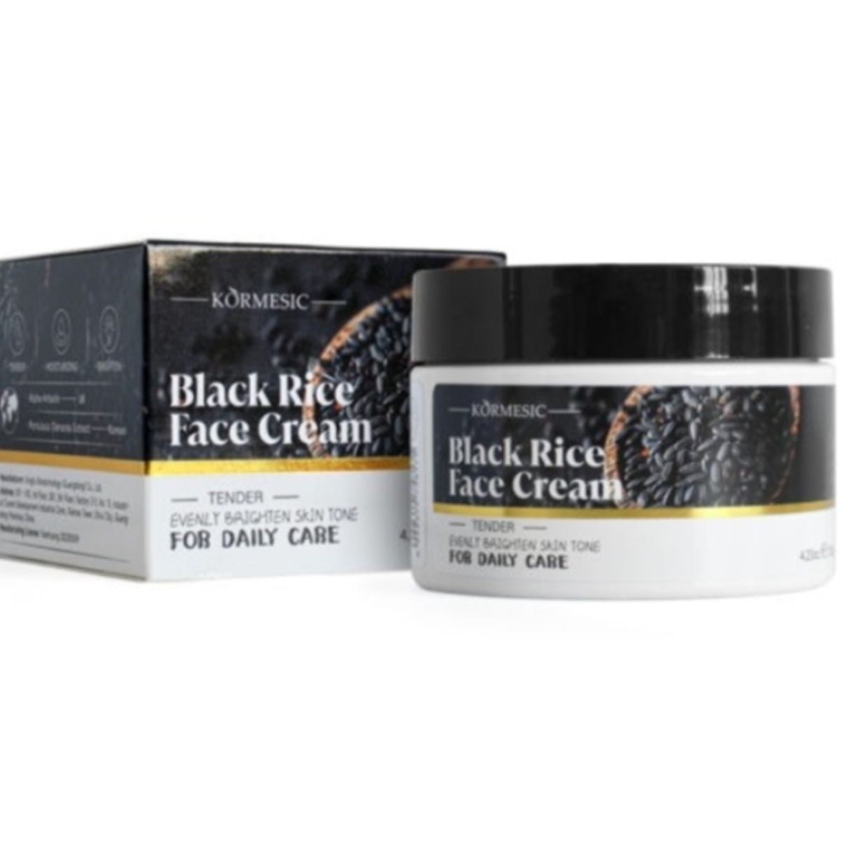 GENERICO - La Crema Facial con Extracto de Arroz Negro - Efecto de Porcelana