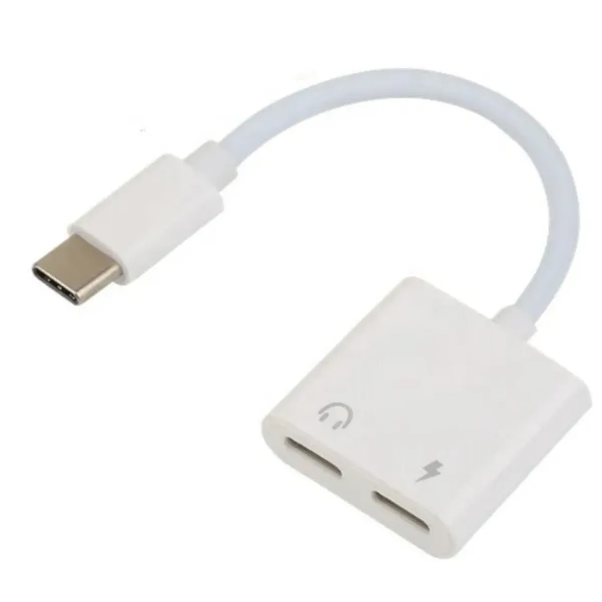 GENERICO - Splitter Tipo C Doble Tipo-c Carga  Audio Adaptador