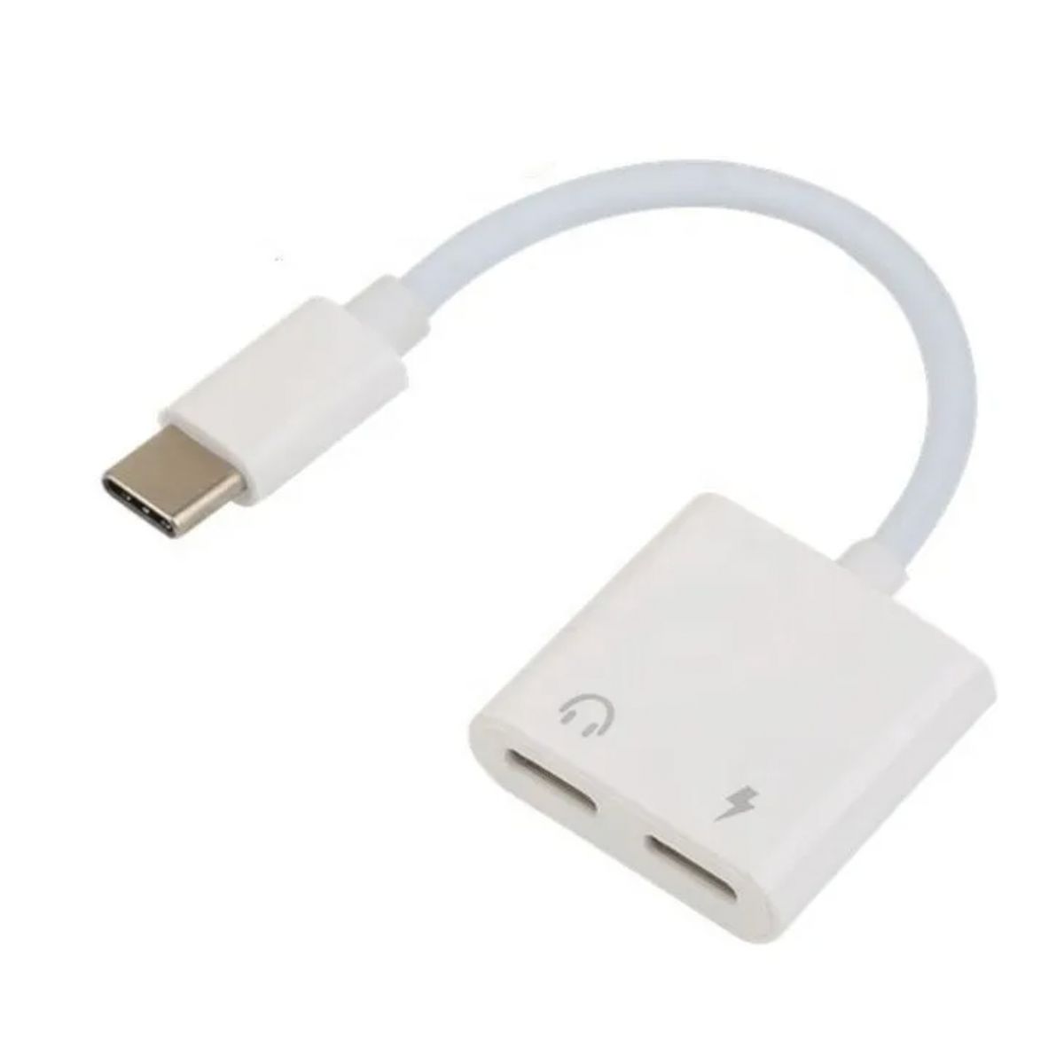 GENERICO - Splitter Tipo C Doble Tipo-c Carga  Audio Adaptador