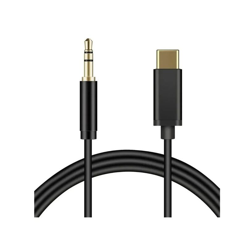 GENERICO - Cable Auxiliar Adaptador Conversor Usb Tipo C A Jack 35mm
