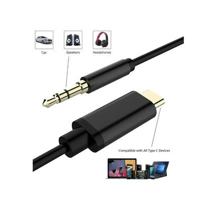 Imagen 2 del producto Cable Auxiliar Adaptador Conversor Usb Tipo C A Jack 35mm
