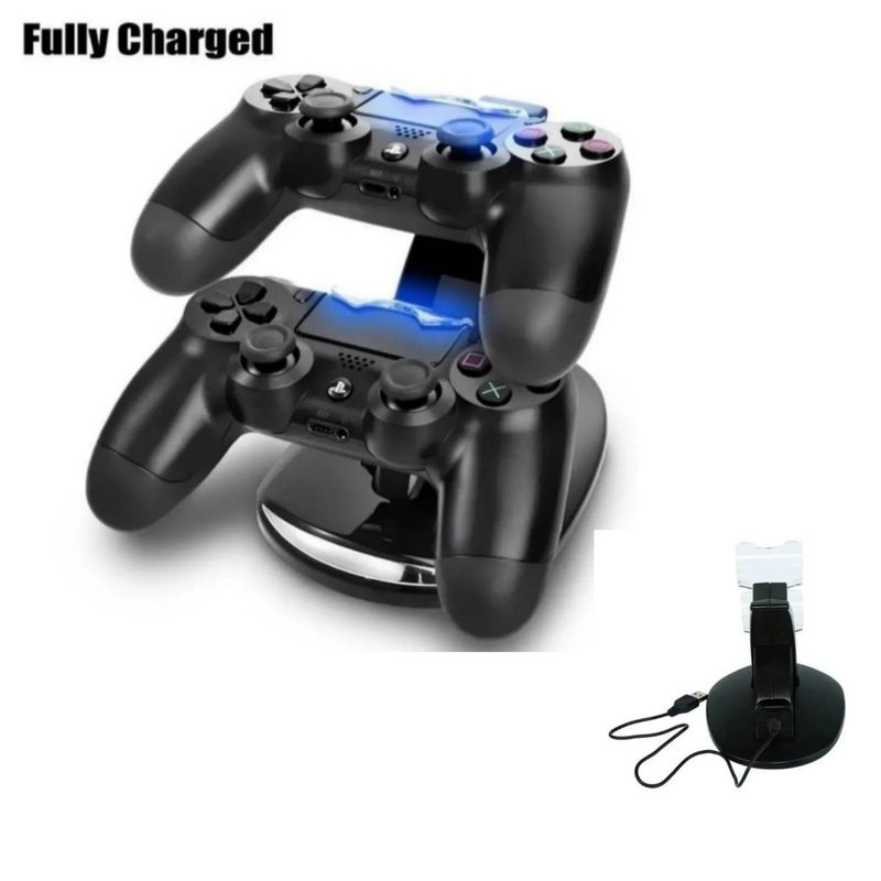 UNIVERSAL - Cargador doble joystick PS4
