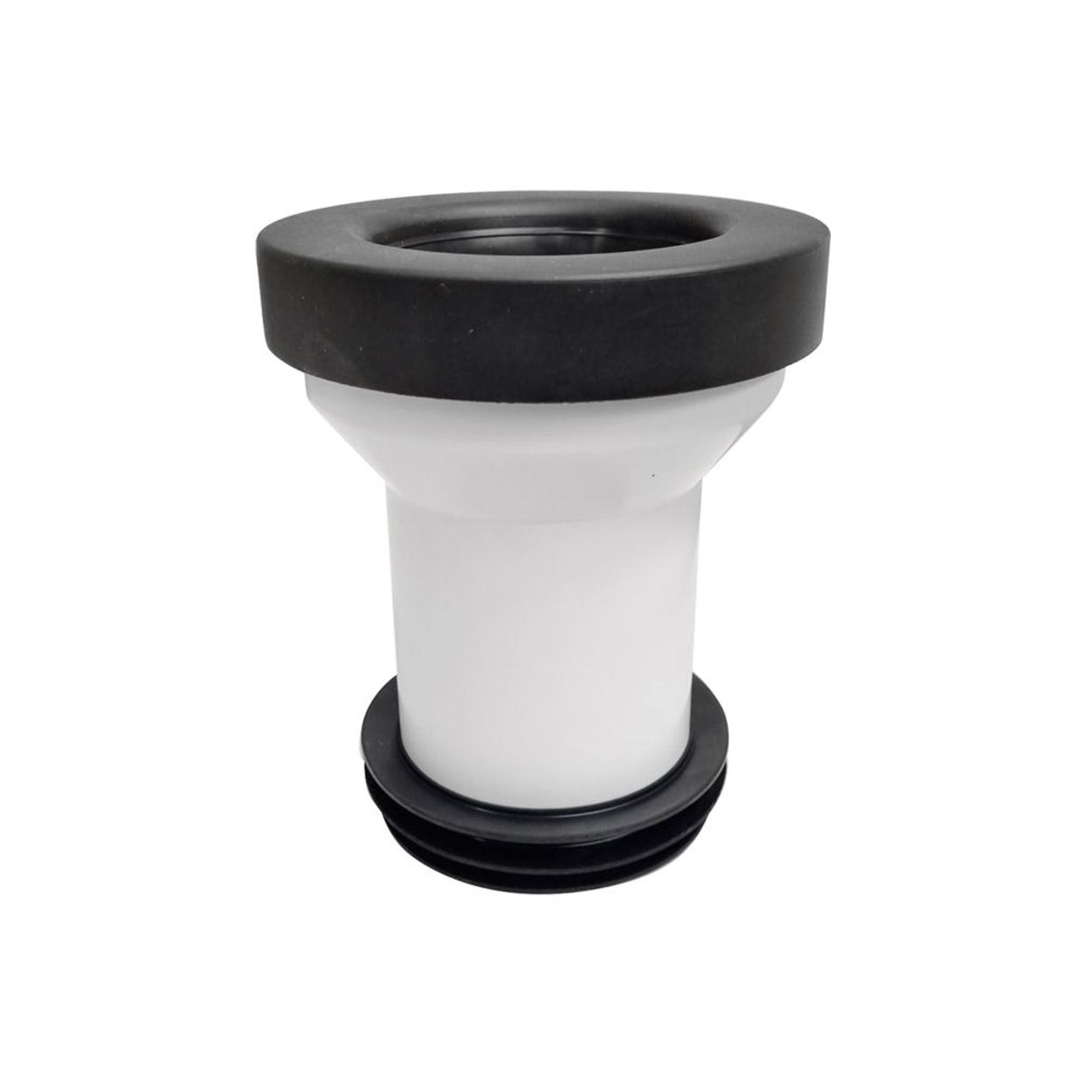 STRETTO - Manguito Adaptador para WC - Salida y Conexión a Piso 21cm (Vertical)
