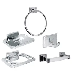 STRETTO - Mossini kit 5 pzas accesorios baño