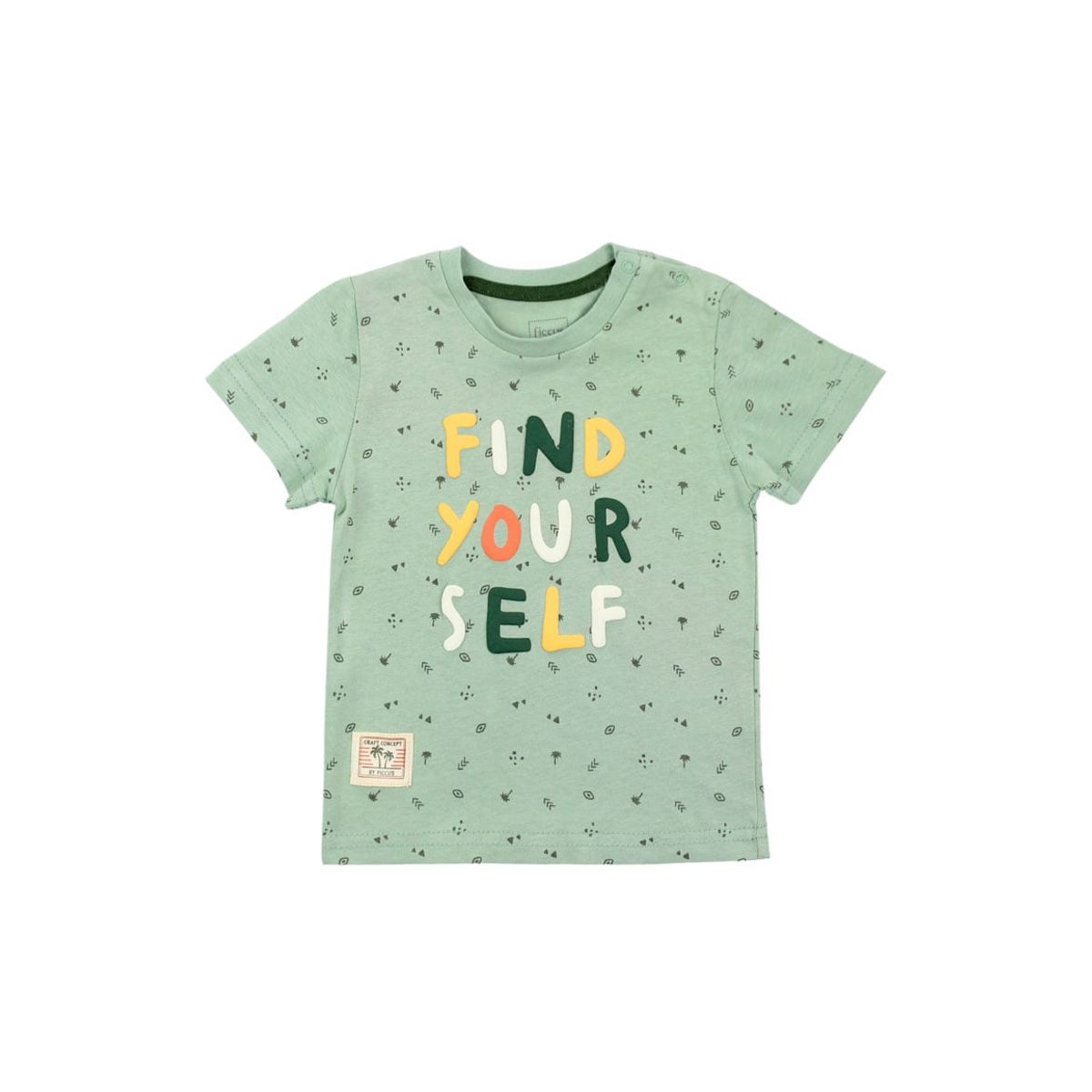 FICCUS - Polera bebé niño texto craft