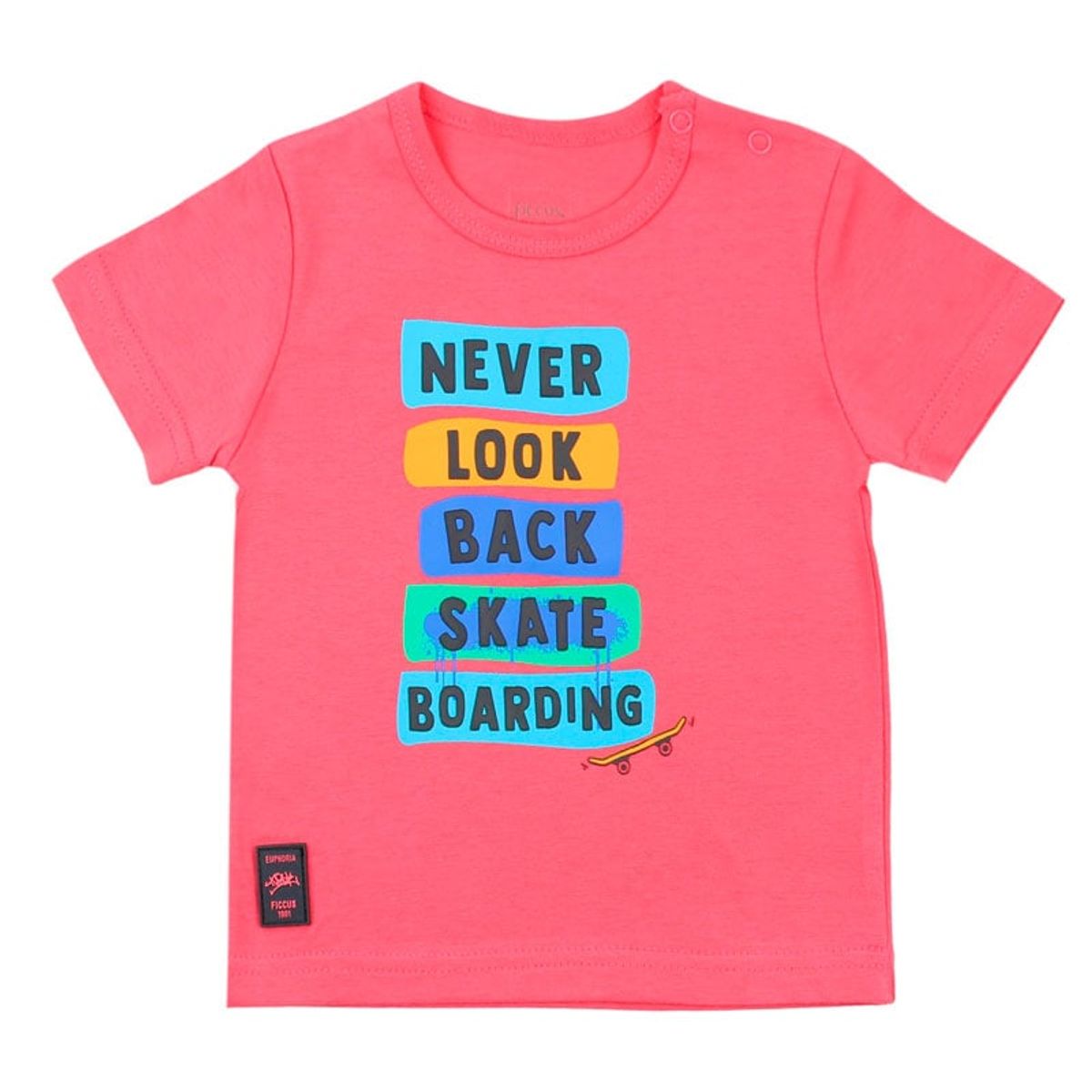 FICCUS - Polera bebé niño texto