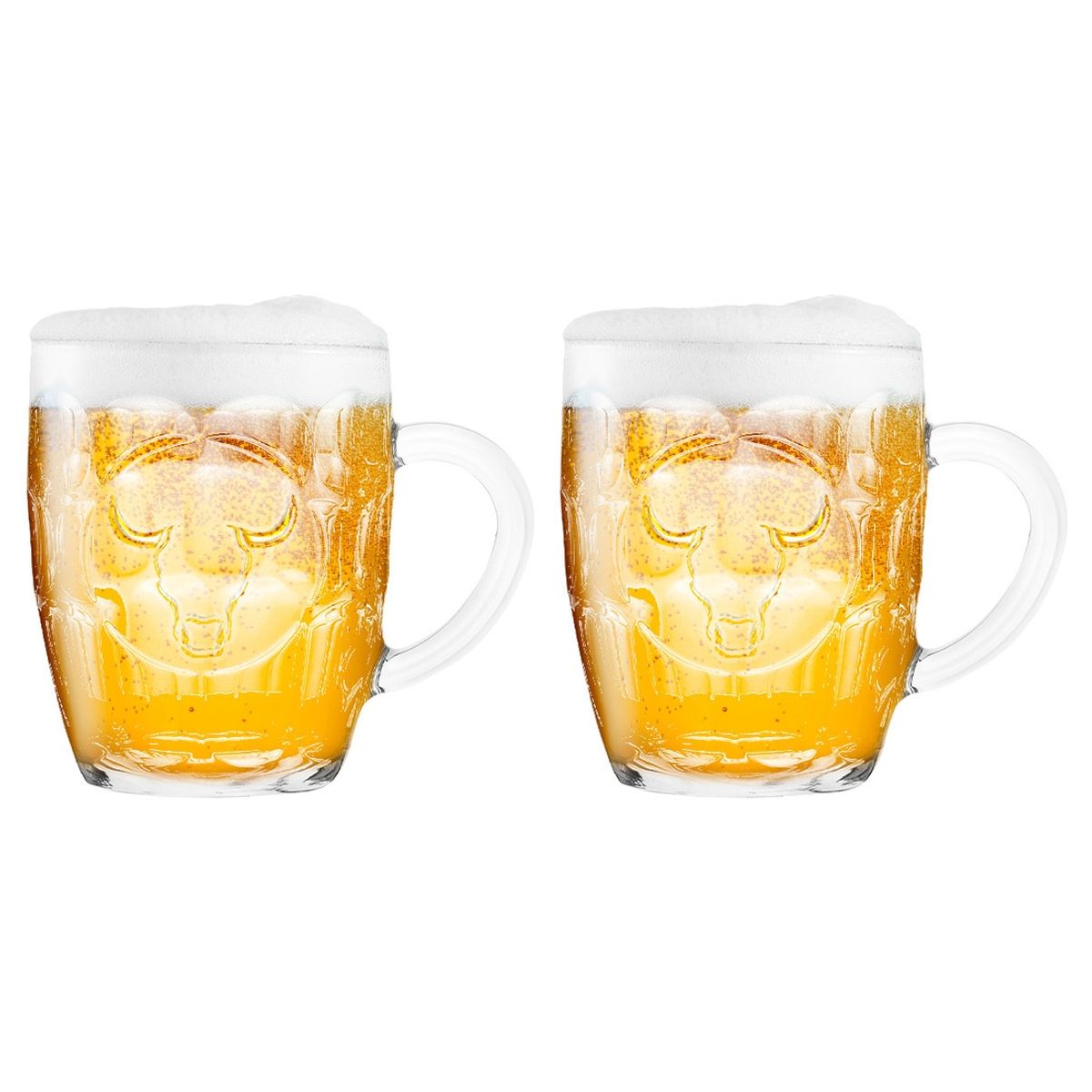 WAYU - Set 2 Vasos Cerveza Shoperos Vidrio Wayu 540ml WAYU