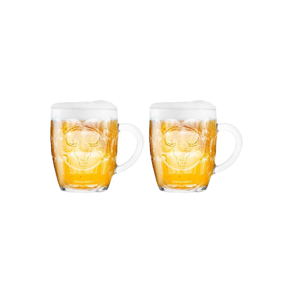 WAYU - Set 2 Vasos Cerveza Shoperos Vidrio Wayu 540ml WAYU