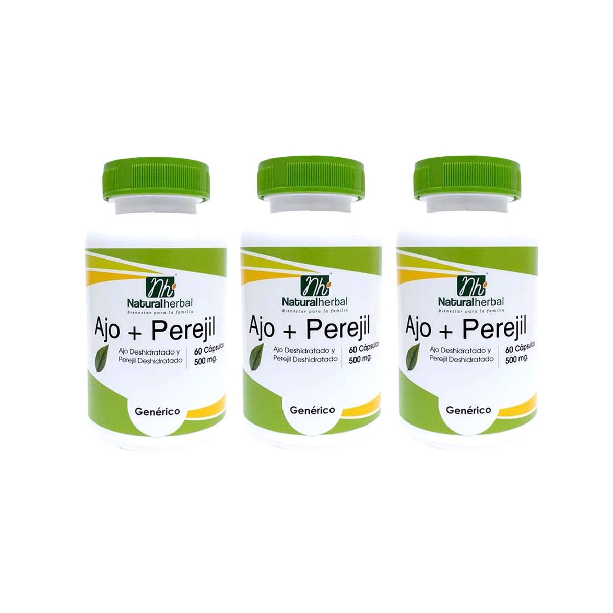 GENERICO - Ajo + Perejil Nh 180 Capsulas 3x60