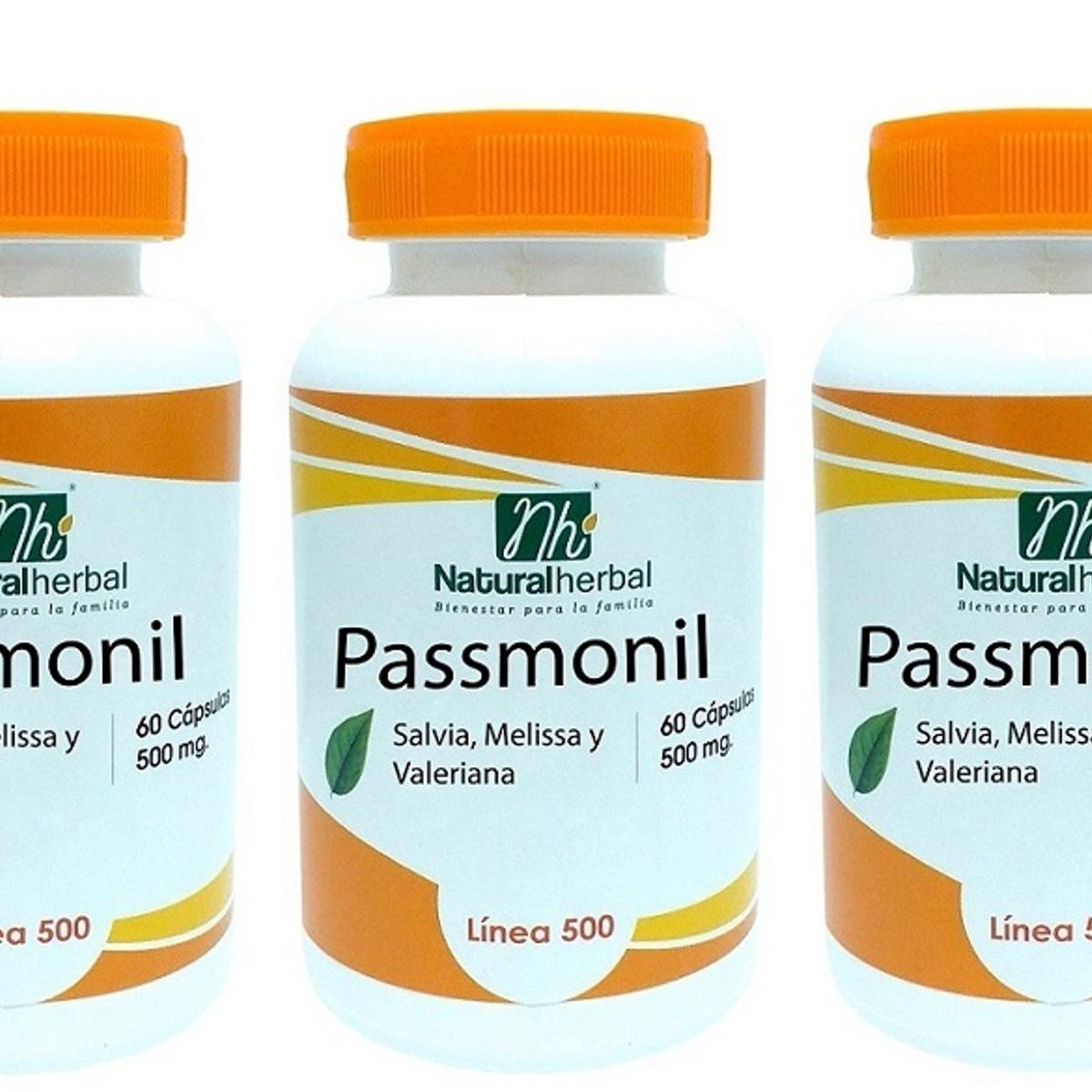 GENERICO - Passmonil : Salvia + Melissa + Valeriana Nh 180 Caps 3x60