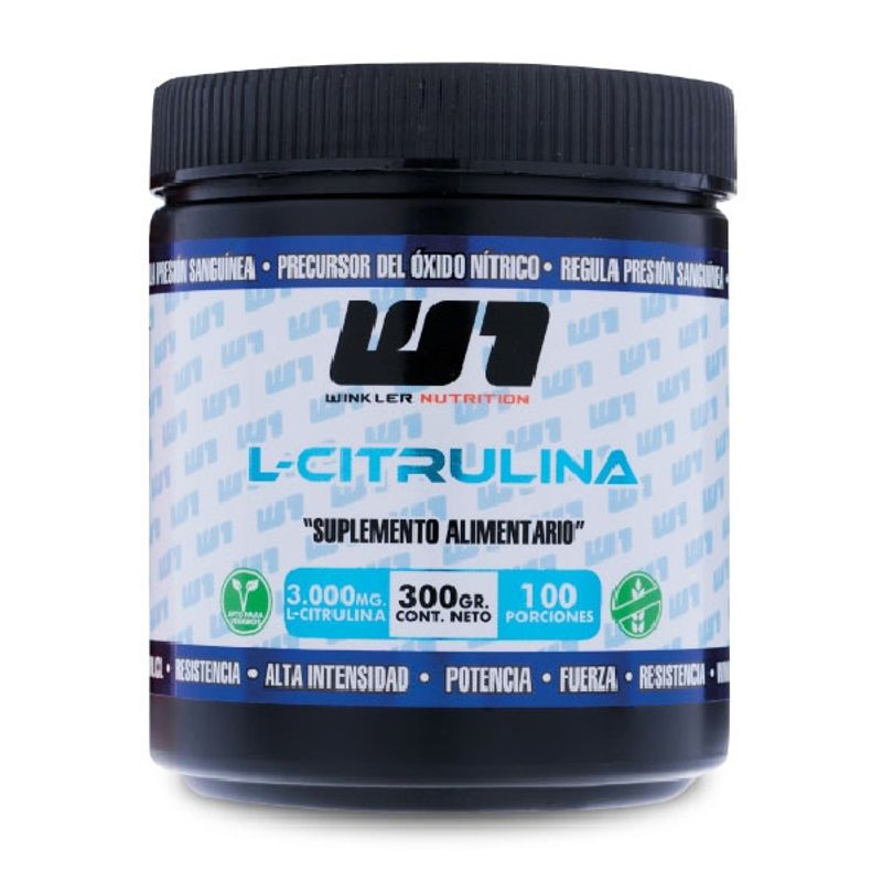 WINKLER NUTRITION - L- Citrulina 100% 3000mg 300 Gr Winkler.