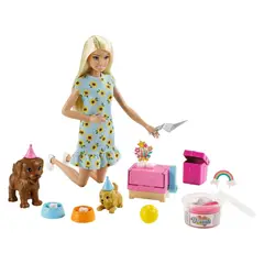 BARBIE - Muñeca Sisters Pets Fiesta de Perritos
