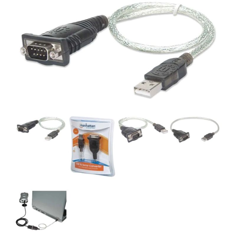 MANHATTAN - Convertidor de USB a Puerto Serial 205146