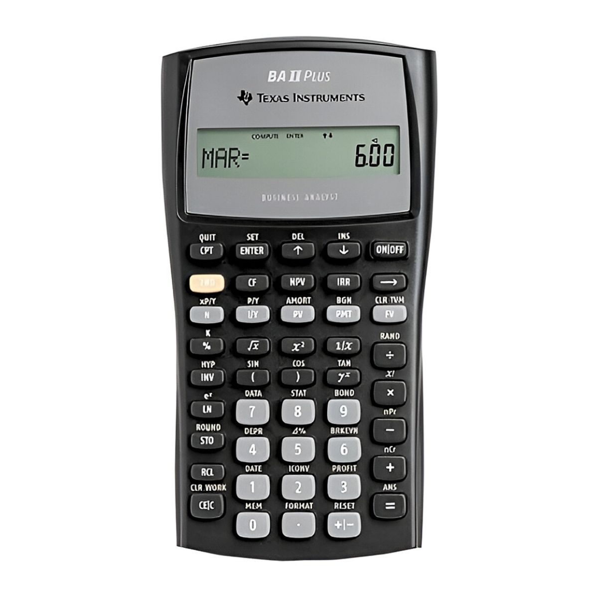 TEXAS - CALCULADORA TI BA II PLUS Texas Instruments