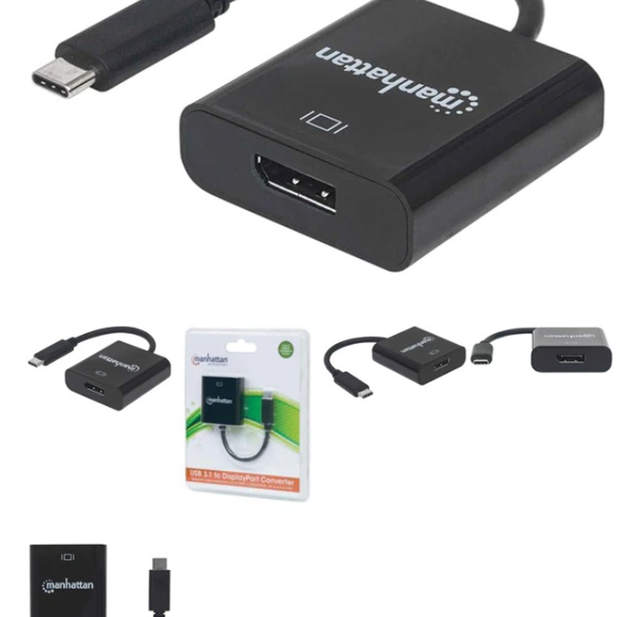 MANHATTAN - Convertidor USB-C 3.2 a DisplayPort 152020 Manhattan