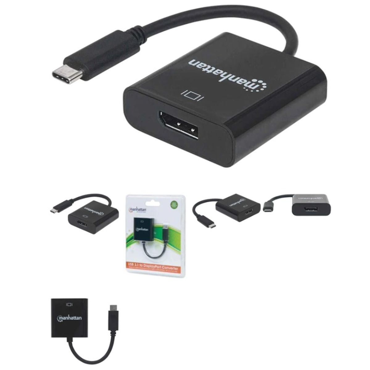 MANHATTAN - Convertidor USB-C 3.2 a DisplayPort 152020 Manhattan