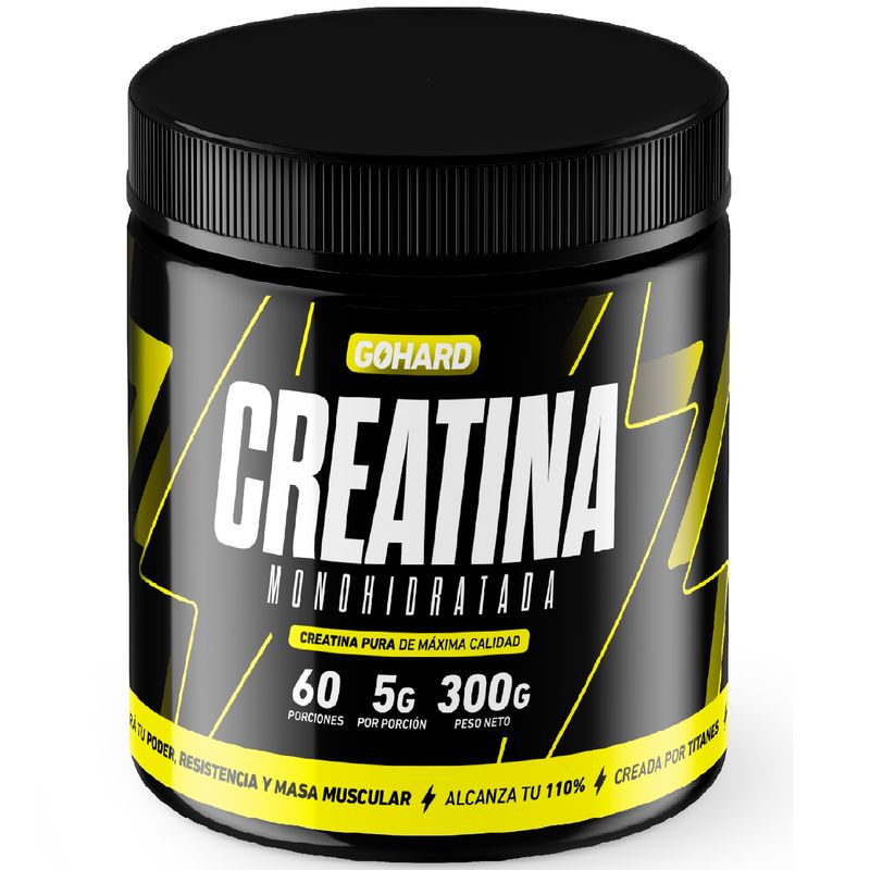 GOHARD - Creatina Monohidratada Gohard 300 Gr 60 Servicios.