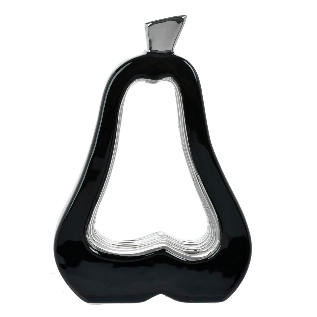 MALLORCA - Figura Decorativa Pera Boston Negra