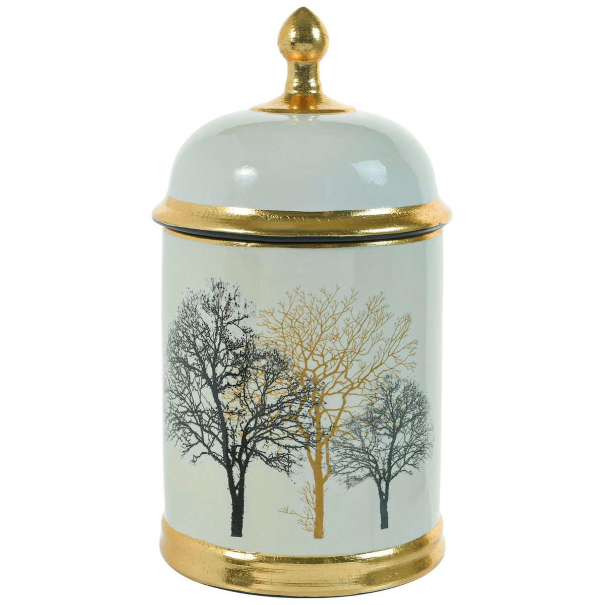 MALLORCA - Figura Decorativa Anfora Florencia con Tapa