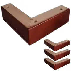 DRIFT - Kit 4 Patas Para Sillón Tipo L- Para Cama Europea Tipo L altura 6,5 cm