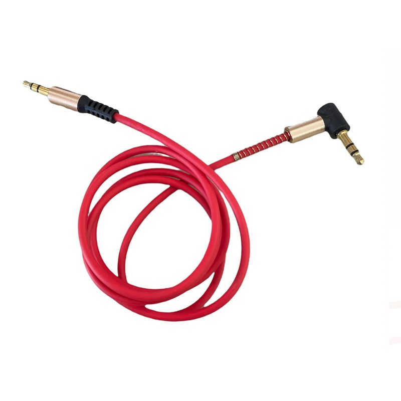 GENERICO - Cable Stereo Plug 3.5mm 1 Metro Reforzado