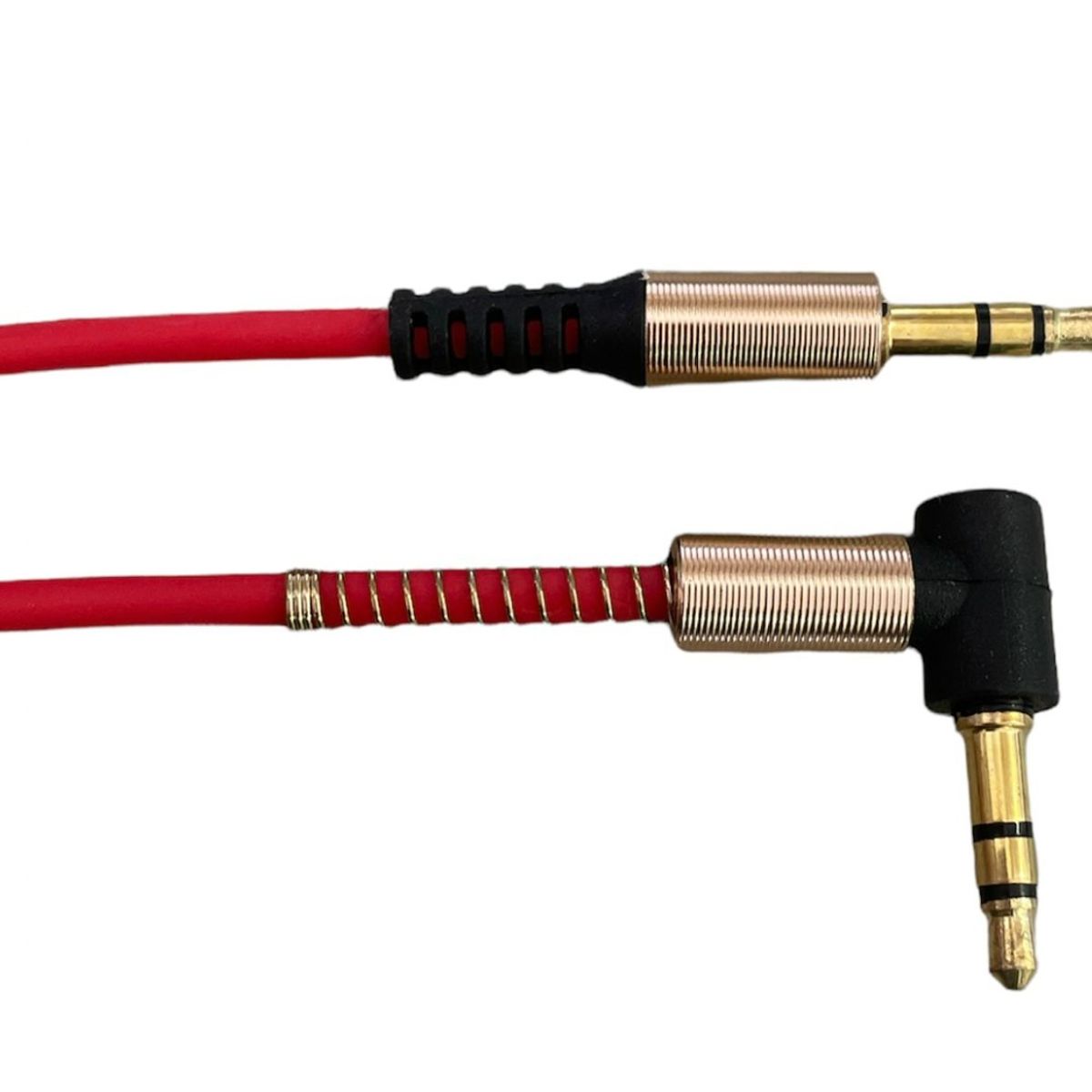 GENERICO - Cable Stereo Plug 3.5mm 1 Metro Reforzado