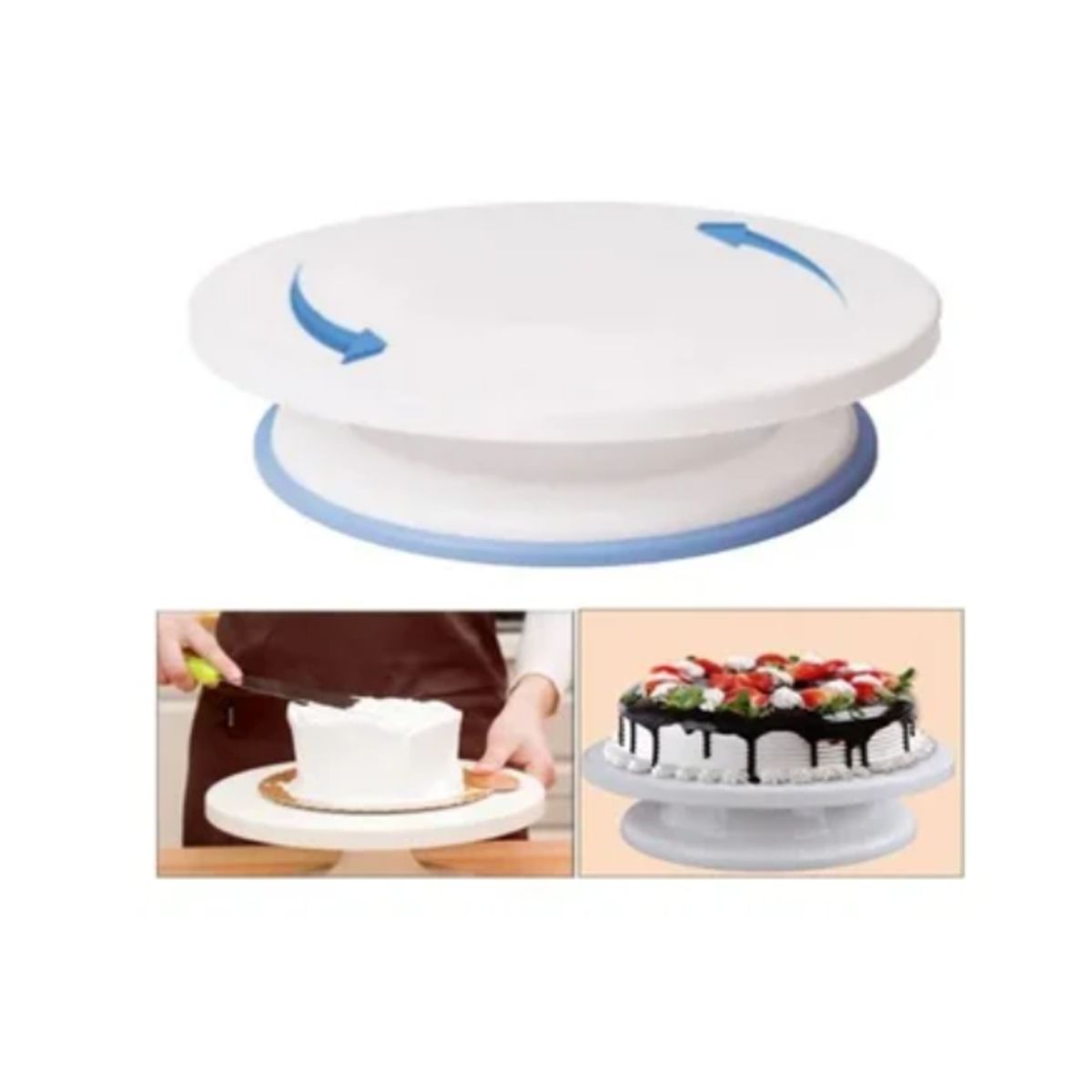 OFERTABKN - Base Giratoria 360 Para Torta Repostería 28 Cm De Diámetro