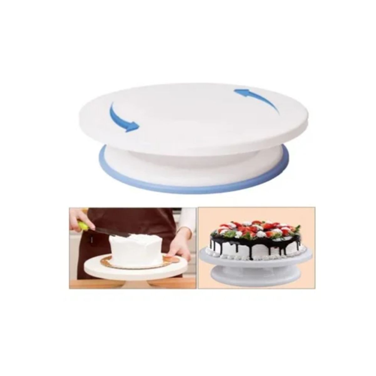 OFERTABKN - Base Giratoria 360 Para Torta Repostería 28 Cm De Diámetro