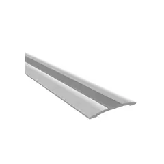 DVP - Cubrejunta Metálica Plana con Perforaciones 1mt Plata
