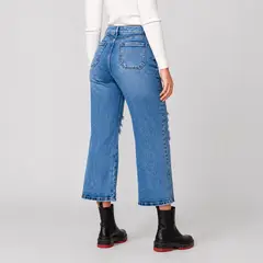 MOMCHIC - Jeans culotte destroyer